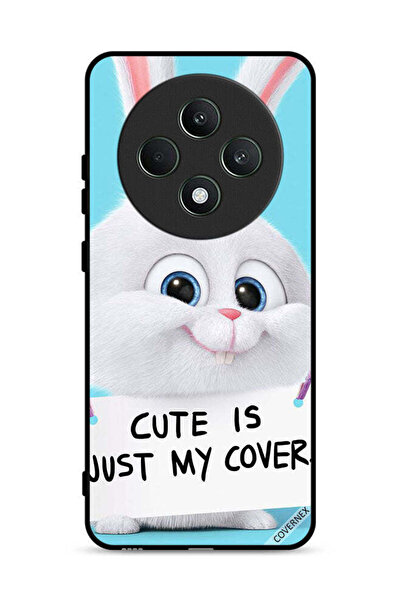 Covernex غطاء حماية لهاتف Oppo Reno12 F 4G، أرنب لطيف هو مجرد غطاء لي