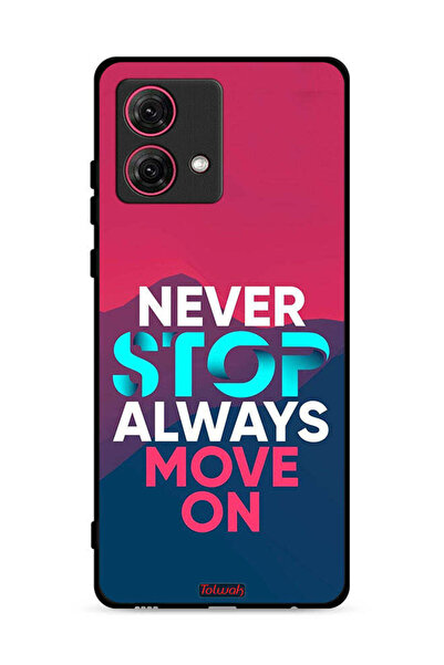 Tolwak غطاء حماية موتورولا موتو جي 84 5 جي، لا تتوقف أبدًا، تحرك دائمًا