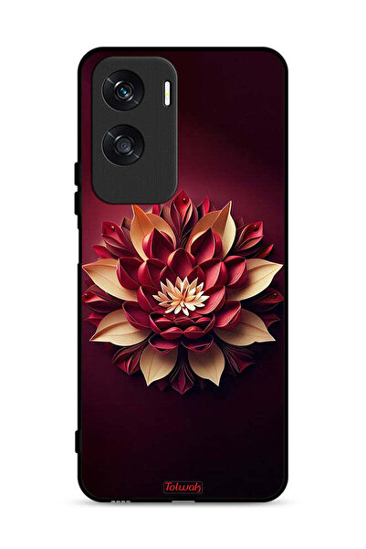 Tolwak غطاء حماية لهاتف Honor X50i 5G بتصميم تجريدي زهري