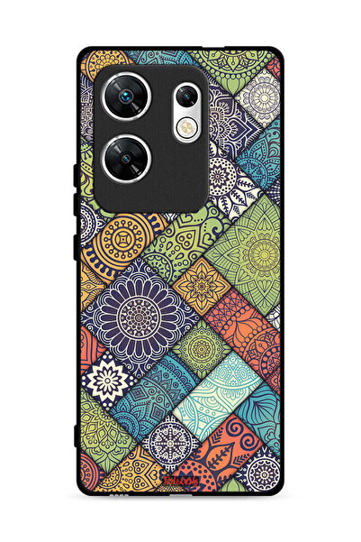 Tolwak غطاء حماية لهاتف Infinix Zero 30 4G بنقشة ماندالا