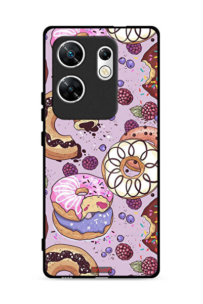 Tolwak غطاء حماية لهاتف Infinix Zero 30 4G برسومات دونات فنية