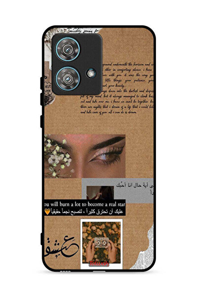 Tolwak Motorola Edge 40 Neo 5G Protective Case Cover Arabic Quote You Will Bu...