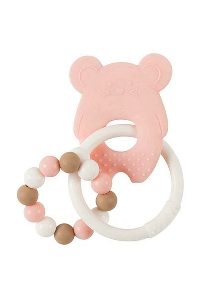 Nattou Teething toy, Nattou, Made of silicone, Can also be used individually as a rattle toy