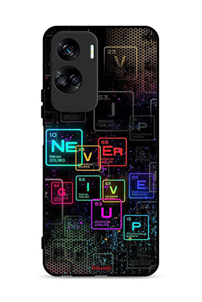 Tolwak غطاء حماية لهاتف Honor 90 Lite 5G، فن Never Give Up