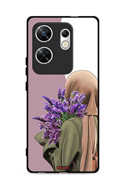 Tolwak غطاء حماية لهاتف Infinix Zero 30 4G بطبعة زهرة