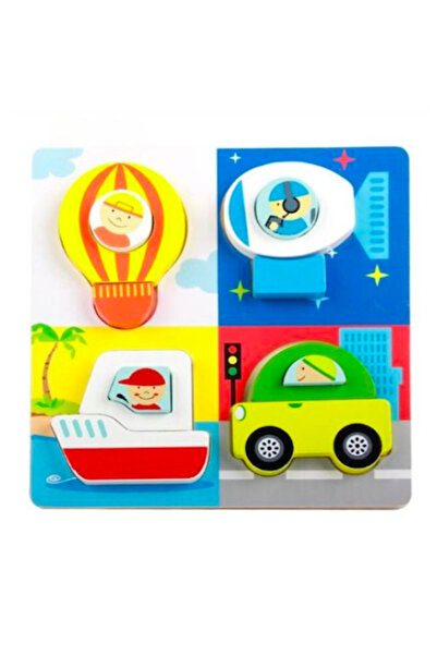 OEM Образователен дървен пъзел, превозни средства