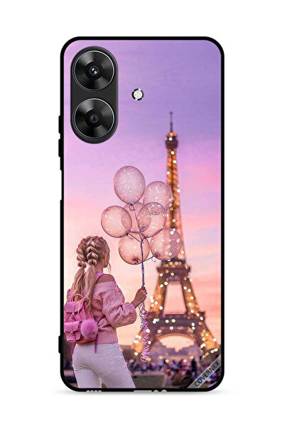 Covernex غطاء حماية لهاتف Realme Note 60 4G، فتاة تحمل بالونات