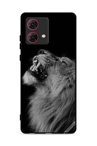 Covernex غطاء حماية موتورولا موتو جي 84 5 جي بتصميم الأسد المبهج