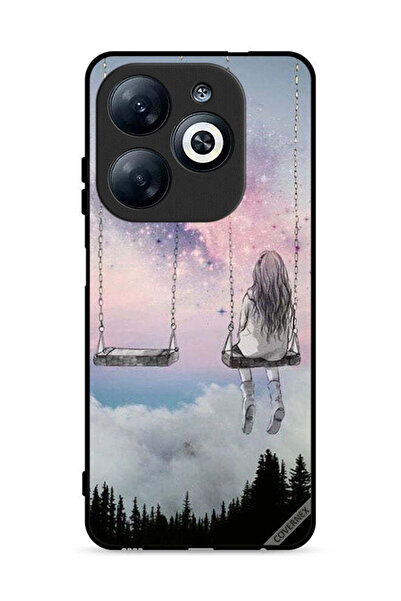 Covernex غطاء حماية لهاتف إنفينيكس سمارت 8 4G برسومات فتاة وحيدة