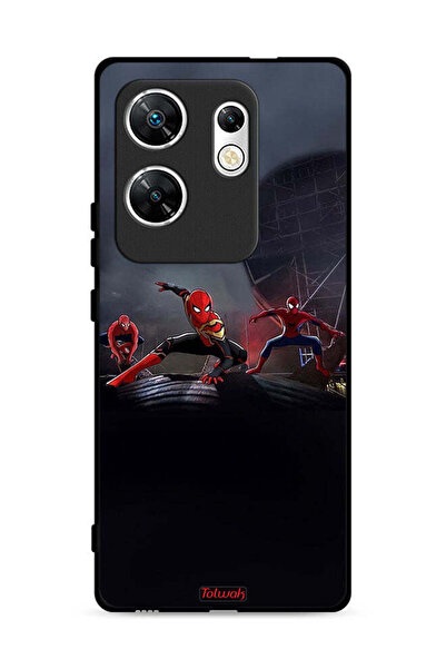 Tolwak غطاء حماية لهاتف Infinix Zero 30 4G بتصميم العناكب الثلاثة