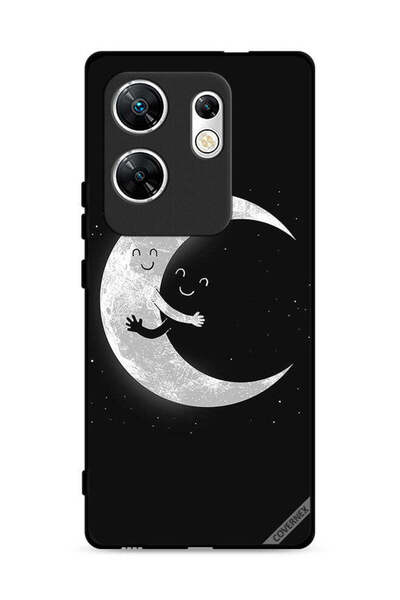 Covernex غطاء حماية لهاتف Infinix Zero 30 4G بتصميم عناق القمر والسماء المظلمة