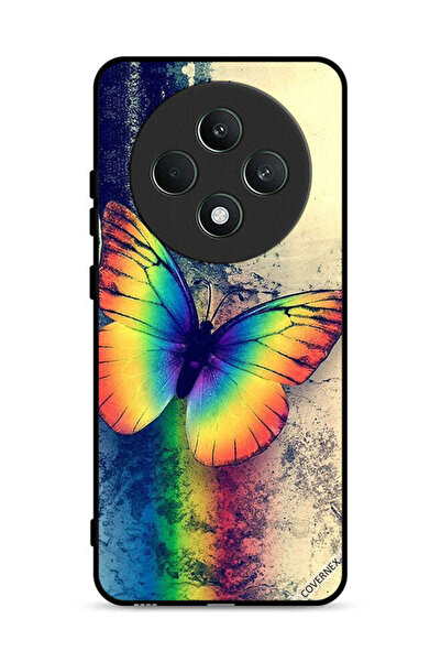 Covernex Oppo Reno12 F 4G Protective Case Cover Vintage Rainbow Butterfly