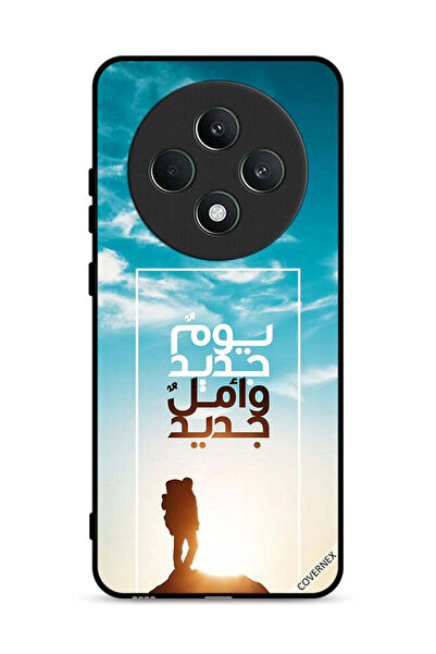 Covernex جراب حماية لهاتف Oppo Reno12 F 4G يوم جديد أمل جديد باللغة العربية