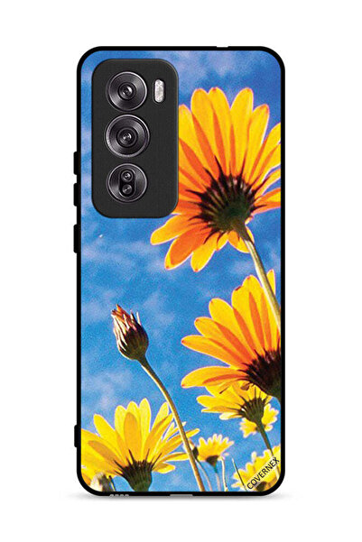 Covernex غطاء حماية لهاتف Oppo Reno12 Pro 5G بنقشة عباد الشمس