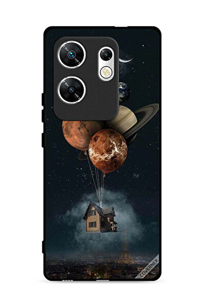 Covernex غطاء حماية لهاتف Infinix Zero 30 4G بتصميم Balloon Planets Takes Home
