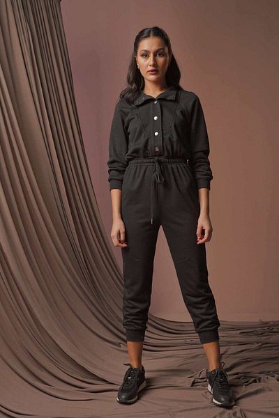 Nichii Women's Jumpsuit with Stretchy Bottom