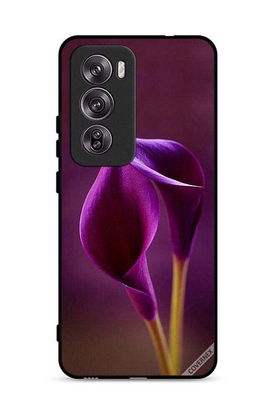 Covernex غطاء حماية لهاتف Oppo Reno12 Pro 5G بنقشة زهرتين جميلتين