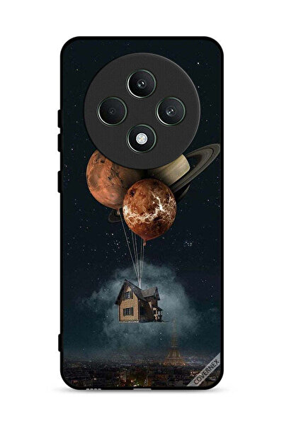 Covernex غطاء حماية لهاتف Oppo Reno12 F 4G بتصميم Balloon Planets Takes Home