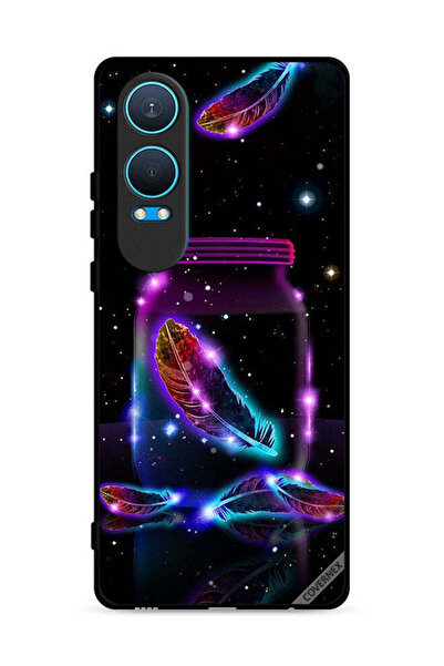 Covernex غطاء حماية لهاتف OnePlus Nord CE4 Lite 5G بنقشة ريش في جرة