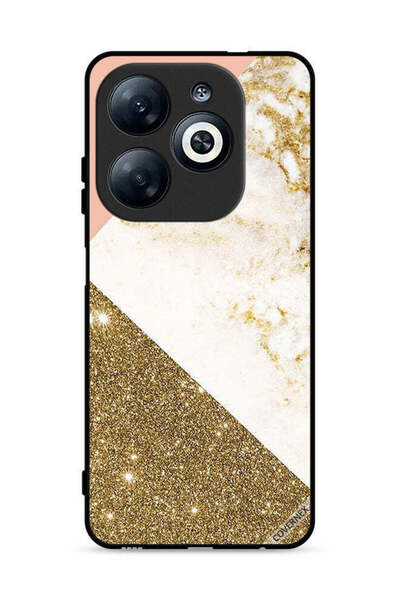 Covernex غطاء حماية لهاتف Infinix Smart 8 4G بنقشة لامعة ورخامية