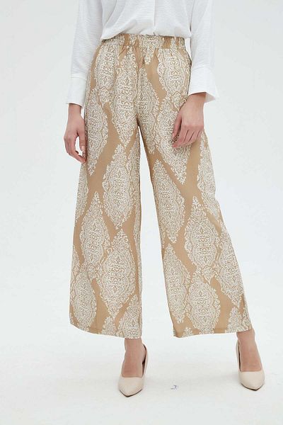 Nichii Women's Wide-Leg Printed Long Trousers