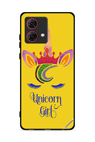 Covernex Motorola Moto G84 5G Protective Case Cover Unicorn Girl Art
