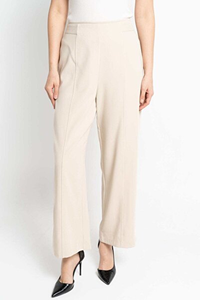 Nichii بنطلون نسائي رسمي طويل بخصر مرتفع