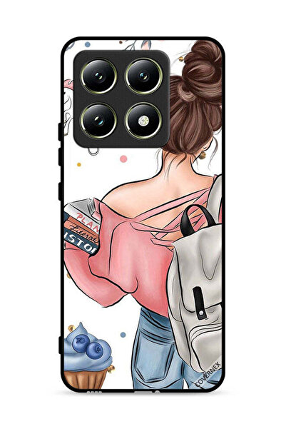 Covernex غطاء حماية لهاتف شاومي 14T 5G برسومات كتب وفن يد فتاة