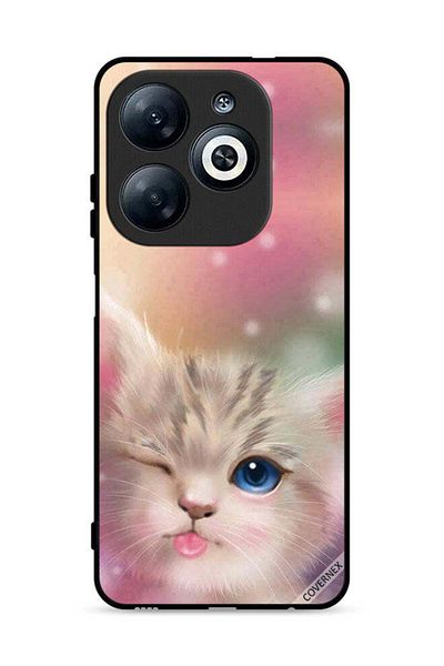 Covernex غطاء حماية لهاتف Infinix Smart 8 4G بتصميم قطة لطيفة
