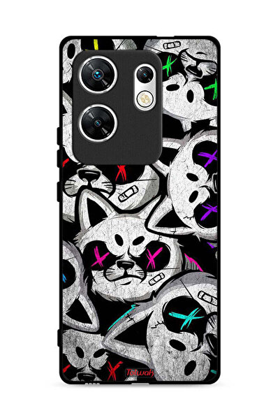 Tolwak غطاء حماية لهاتف Infinix Zero 30 4G بنقشة قطط مارشميلو