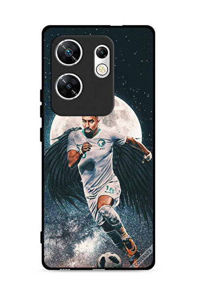 Covernex غطاء حماية لهاتف إنفينيكس زيرو 30 4G، سالم الدوسري، يحمل كرة قدم