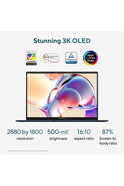 ASUS Zenbook 14 (2025) Ultrabook – 2nd Series Intel Core Ultra 9-285H 14" 3K 1TB SSD 32GB RAM