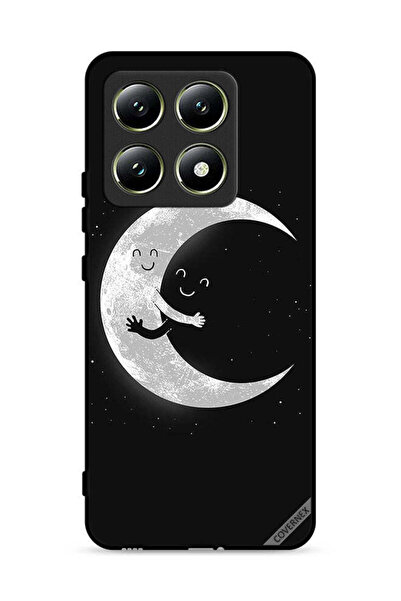 Covernex غطاء حماية لهاتف شاومي 14T 5G بتصميم عناق القمر والسماء المظلمة