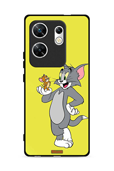 Tolwak غطاء حماية لهاتف Infinix Zero 30 4G بتصميم توم وجيري