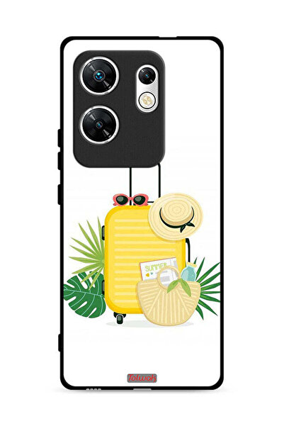 Tolwak غطاء حماية لهاتف Infinix Zero 30 4G برسومات فنية رقمية صيفية