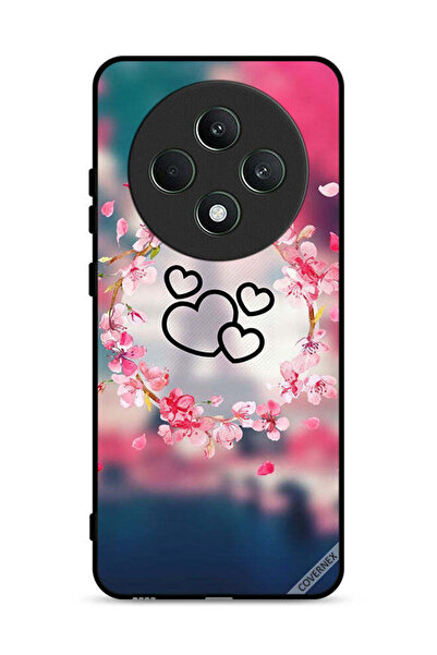Covernex غطاء حماية لهاتف Oppo Reno12 F 4G بتصميم قلوب ومشبك فني