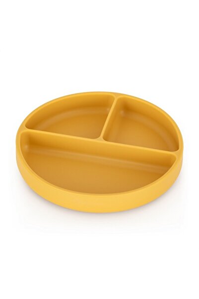 Petite&Mars Farfurie compartimentata, Petite&Mars, Take&Match, Rotunda, Cu ventuza si 3 compartimente, Silicon