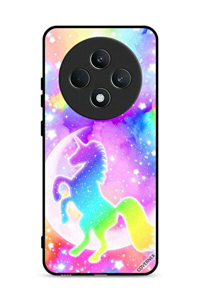 Covernex Oppo Reno12 F 5G Protective Case Cover Rainbow Unicorn