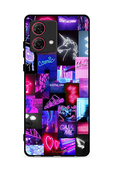 Tolwak غطاء حماية لهاتف موتورولا موتو جي 84 5 جي - رسوم متحركة