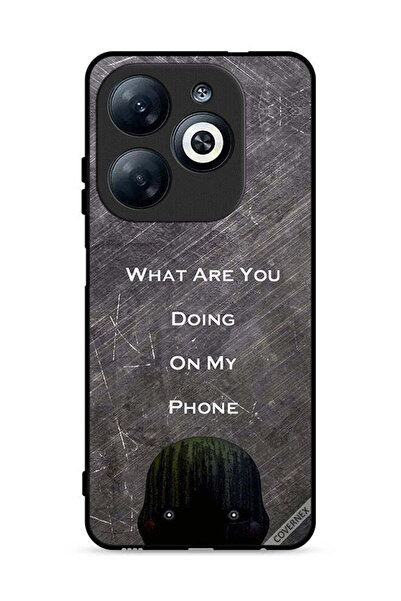Covernex Infinix Smart 8 4G Protective Case Cover What Are You Doing On My Phone