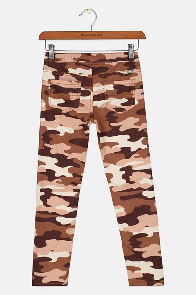 LUCKY BRAND Kids Girl Camouflage Jogger Pants, Multicolor