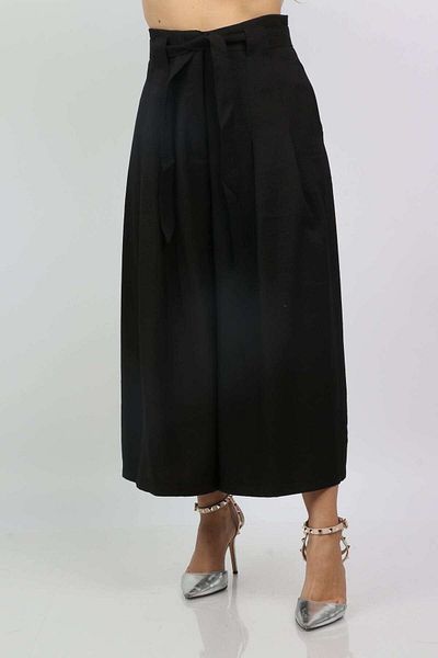 Nichii Women's Long Wide-Leg Trousers with Tie