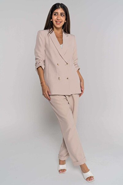 Nichii Plain Long Trousers with Cuff