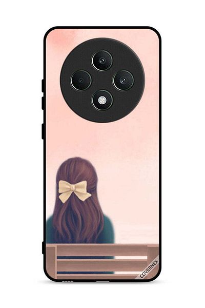Covernex غطاء حماية لهاتف Oppo Reno12 F 4G بطبعة فتاة لطيفة