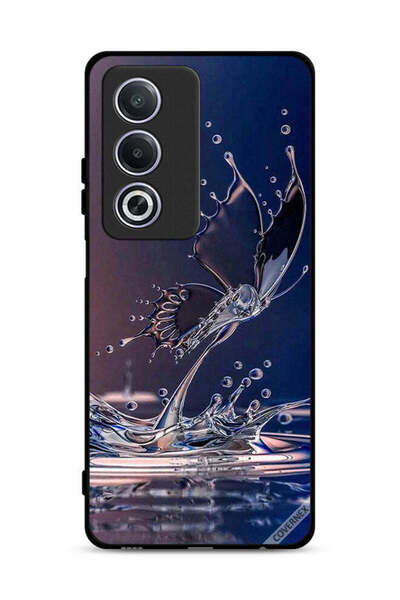 Covernex غطاء حماية لهاتف Oppo A3 Pro 5G بنقشة قطرات الماء على شكل فراشة
