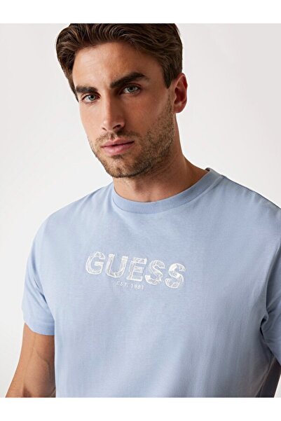 Guess Embroid Men's Regular Fit T-Shirt