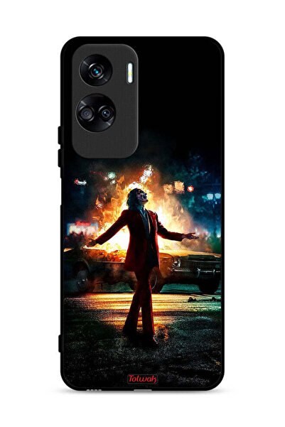 Tolwak غطاء حماية لهاتف Honor 90 Lite 5G بنمط Joker Happy Mode