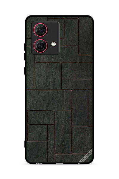 Covernex غطاء حماية لهاتف موتورولا موتو جي 84 5 جي بنقشة حائط حجرية