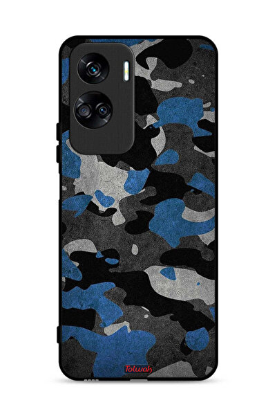 Tolwak غطاء حماية لهاتف Honor 90 Lite 5G بنمط مموه