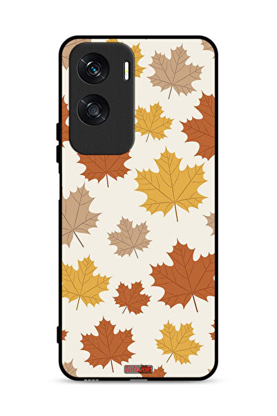 Tolwak غطاء حماية لهاتف Honor X50i 5G بنقشة أوراق الخريف